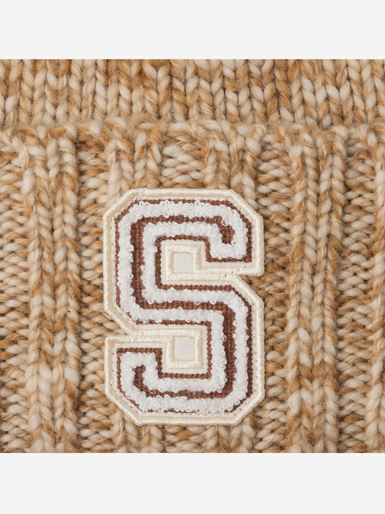 Шапка с отворотом STETSON 8599385 BEANIE MERINO SUSTAINABLE