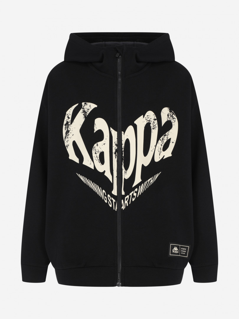 Толстовка для девочек оверсайз Kappa Черный 2999₽