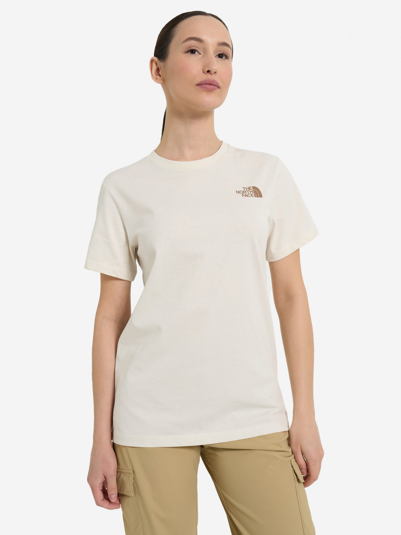 Футболка женская The North Face Box Nse Relaxed Бежевый 3439₽