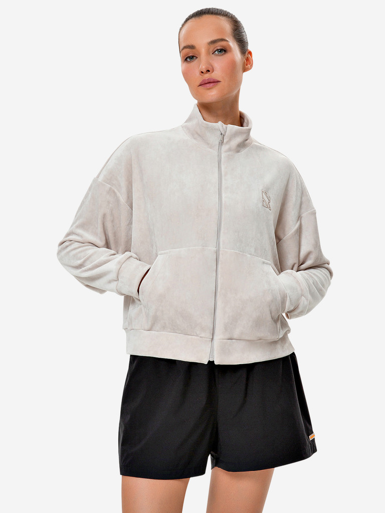 Толстовка женская RAQUETA SPORT на молнии Marshmallow, Perla