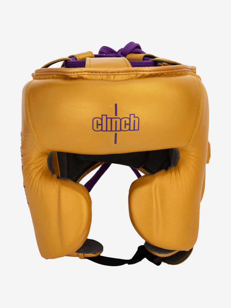 Шлем боксерский Clinch Undefeated золотой
