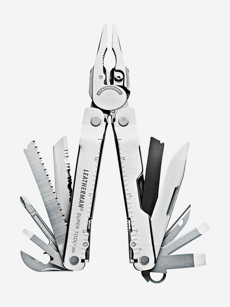 Мультиинструмент складной Leatherman SuperTool 300, 19 функций, чехол