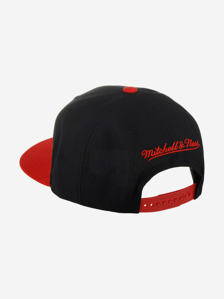 Бейсболка с прямым козырьком MITCHELL NESS 6HSSSH22086-DRWBLCK Detroit Red Wings NHL (черный)