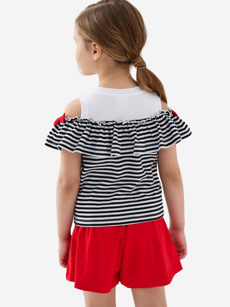 Комплект для девочек: футболка, шорты PlayToday
