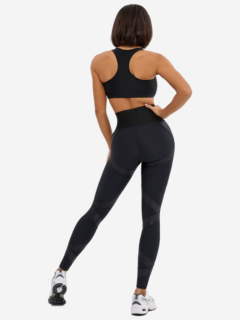 Лосины женские Bona Fide Mummy Strip Skin Edition "Black"