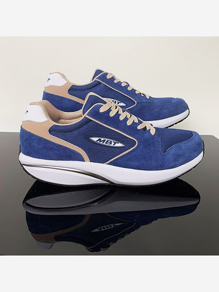 Кроссовки MBT Anti Slip Wear Resistant Low Top Casual Vintage Blue