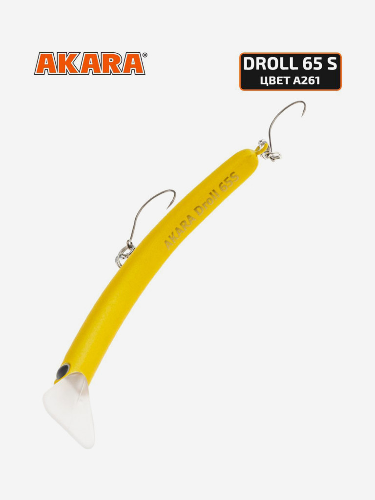 Воблер Akara Droll 65S минноу тонущий на форель 3,7гр A261