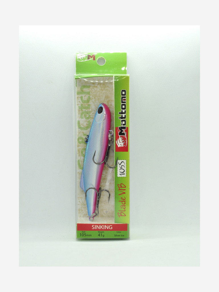 Воблер Mottomo Blade VIB 105S 41g Silver Ice