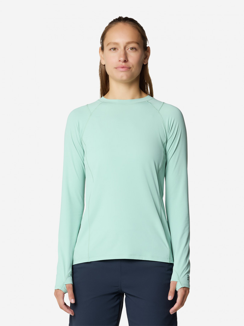 Лонгслив женский Mountain Hardwear Crater Lake Long Sleeve Зеленый 4999₽