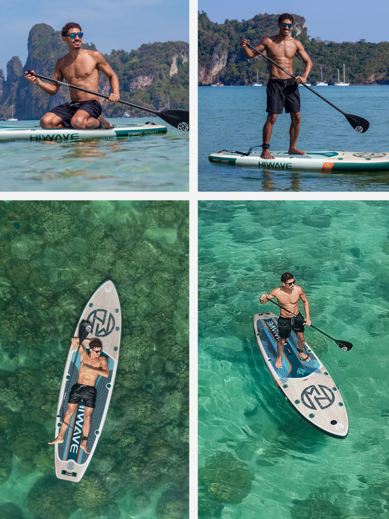 Надувная SUP-доска HIWAVE FOREST SERIES LIGHT, 11' 335*86*15 см сапборд