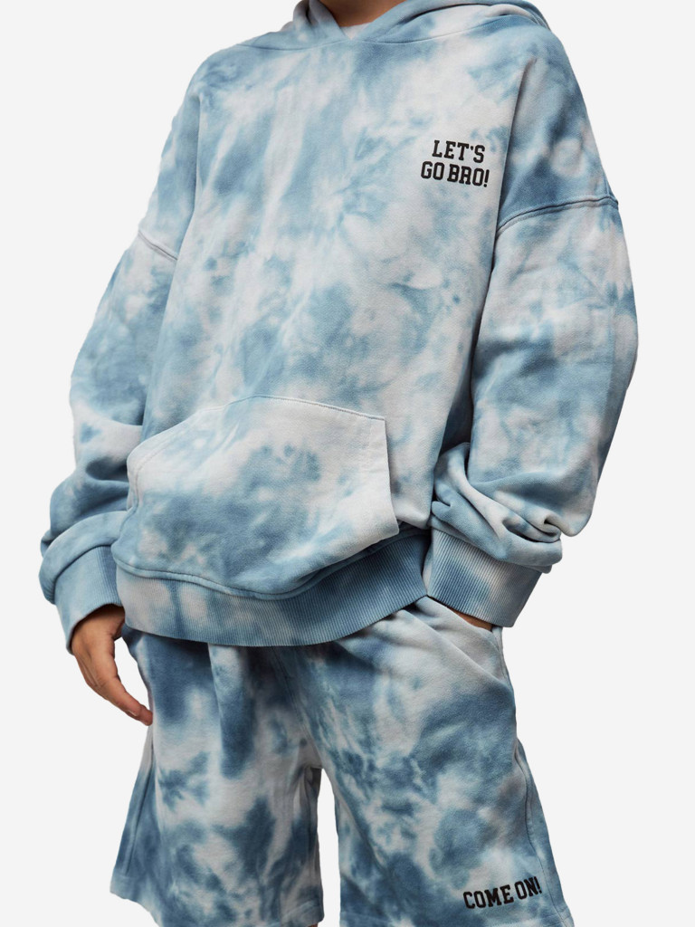 Худи с принтом tie dye для мальчиков TOTTI KIDS