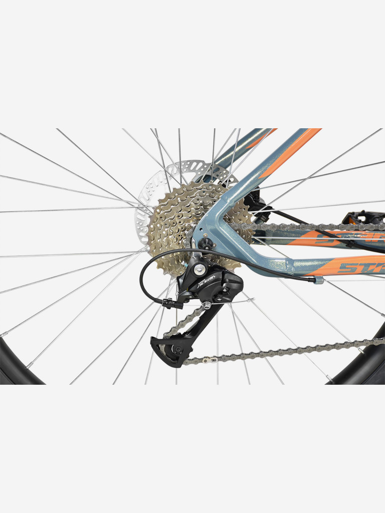 Велосипед мужской Funriser 29.4+ HD зеленый/морковный 22"