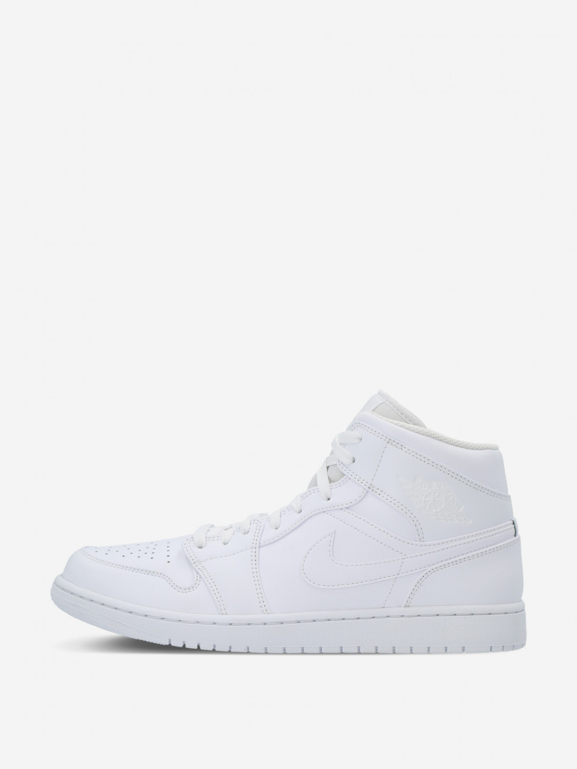 фото Кеды мужские nike air jordan 1 mid, белый