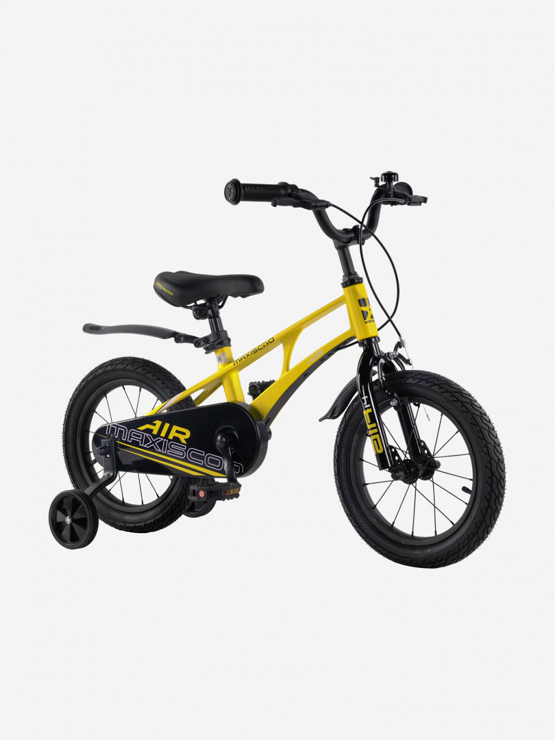 Велосипед для мальчиков Maxiscoo Air Standard Plus 14 Желтый