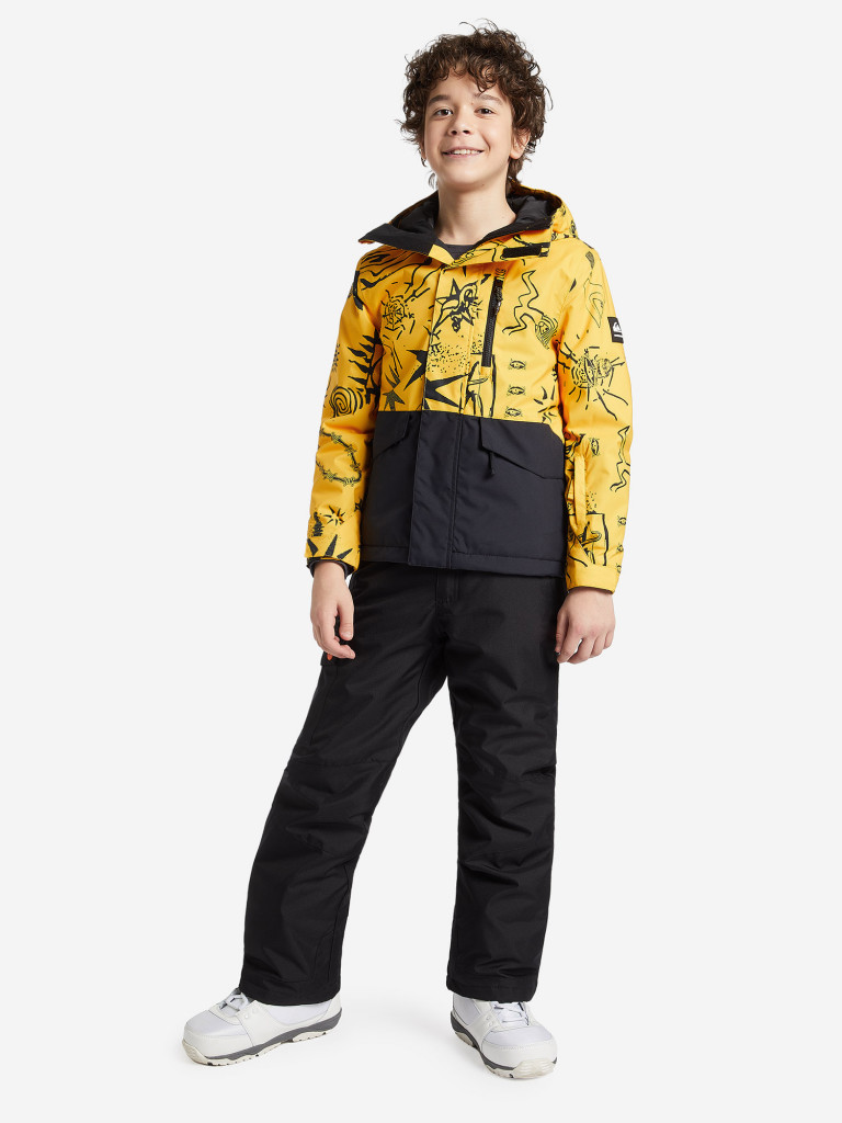 Куртка сноубордическая для мальчиков Quiksilver Mission Printed Block Youth