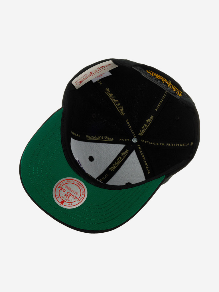 Бейсболка MITCHELL NESS HHSS6268-LALYYPPPBLCK Los Angeles Lakers NBA (черный)