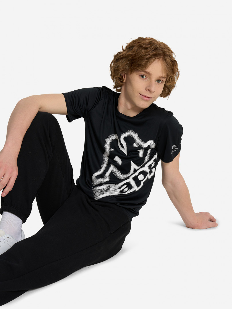 Футболка для мальчиков Kappa Черный 959₽