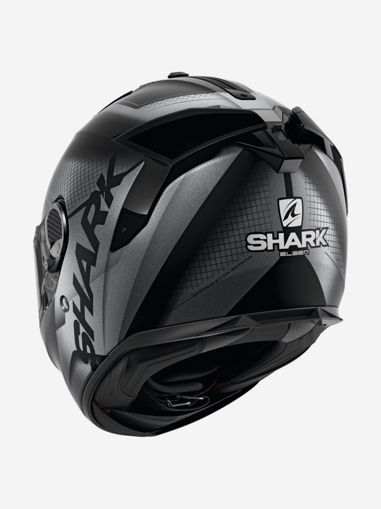 Мотошлем интеграл SHARK SPARTAN GT ELGEN BCL. MICR. MAT Black/Grey