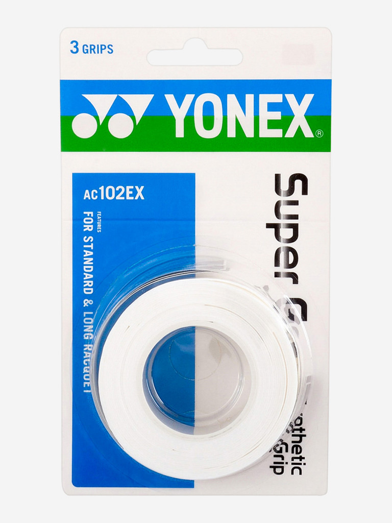 Обмотка для ракеток Yonex Super Grap AC102EX-3 W, 3шт.