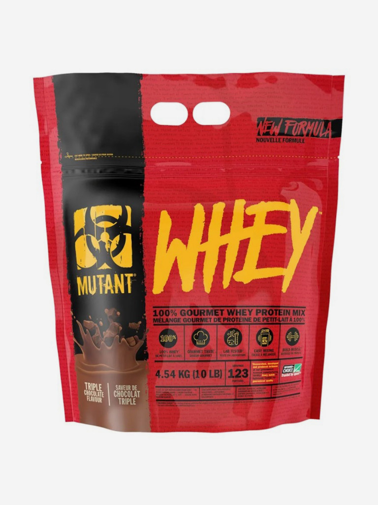 Протеин Mutant Whey тройной шоколад 4,54 кг.
