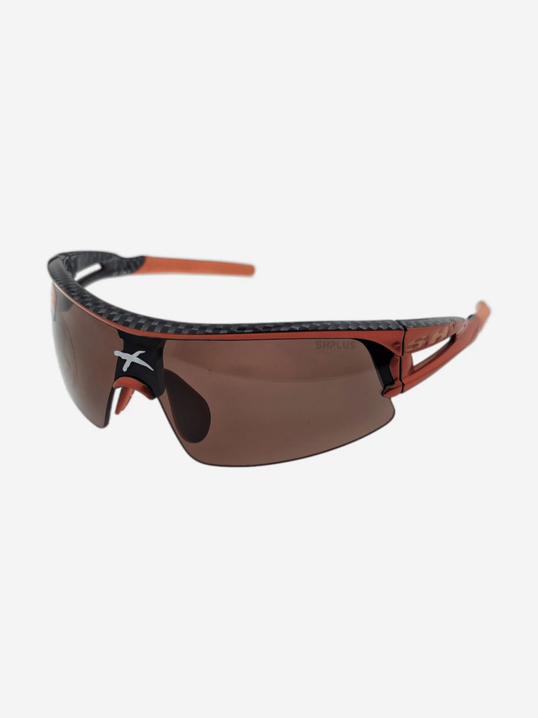 Спортивные очки SH+ RG 4600 carbon/orange polarized (+2 доп. линзы)