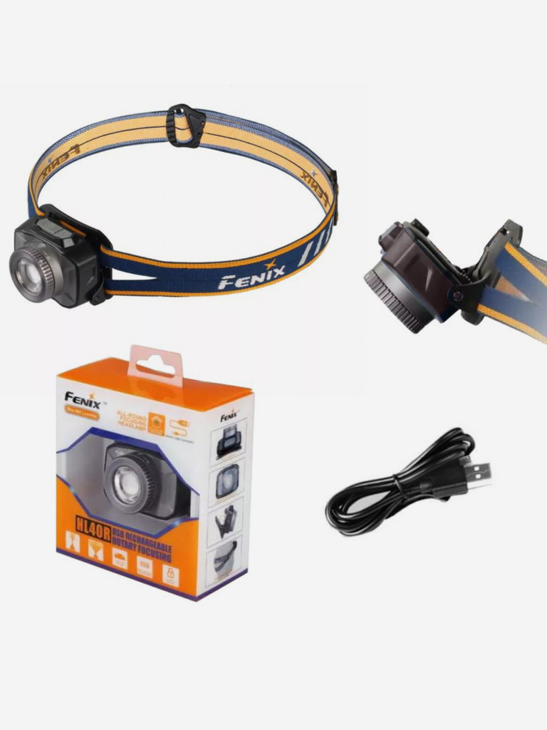 Налобный фонарь Fenix HL40R Cree XP-LHIV2 LED серый, HL40RGY
