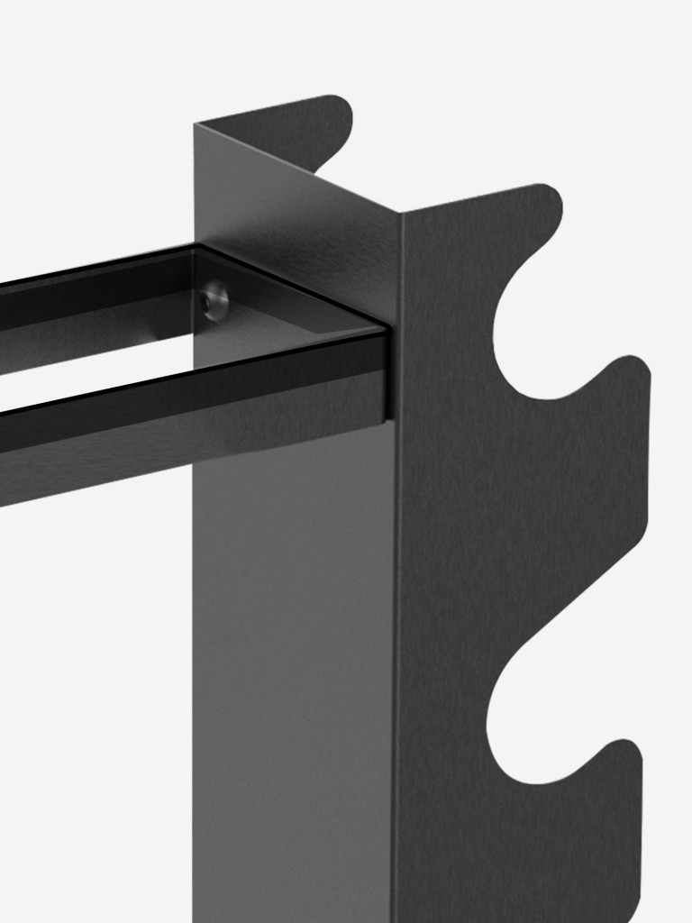 Стойка для гантелей PROIRON Компакт, металлическая, 68х45х54 см