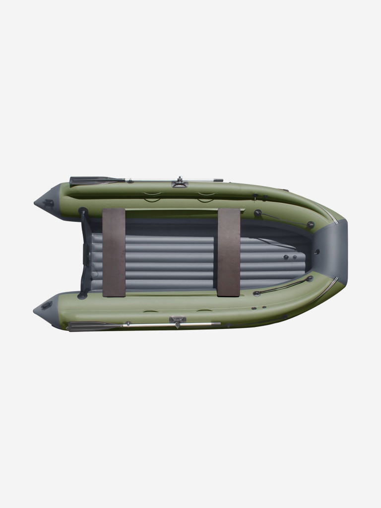 Лодка Reef Triton NDND (Риф Тритон НДНД) 360 NDFi с интегрированным фальшбортом, хаки-серая