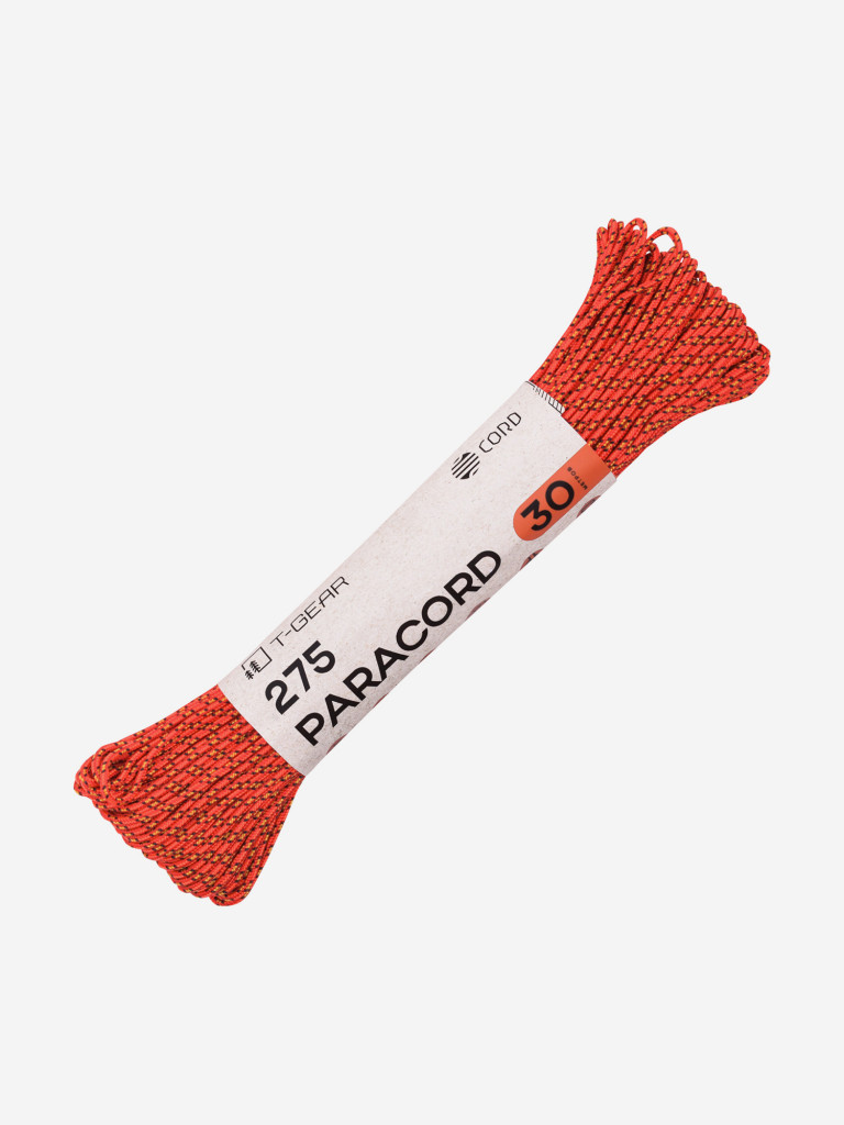 Паракорд 275 T-Gear x CORD nylon 30м (Orange-Gold)