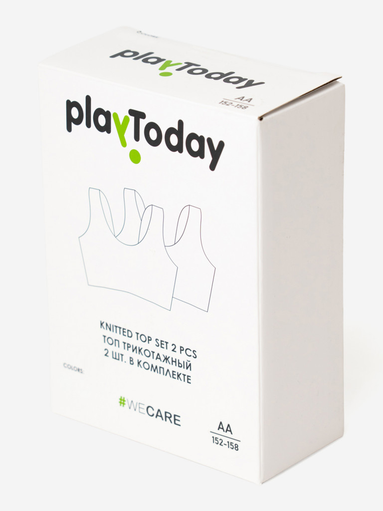 Топ-бра для девочек, 2 шт PlayToday