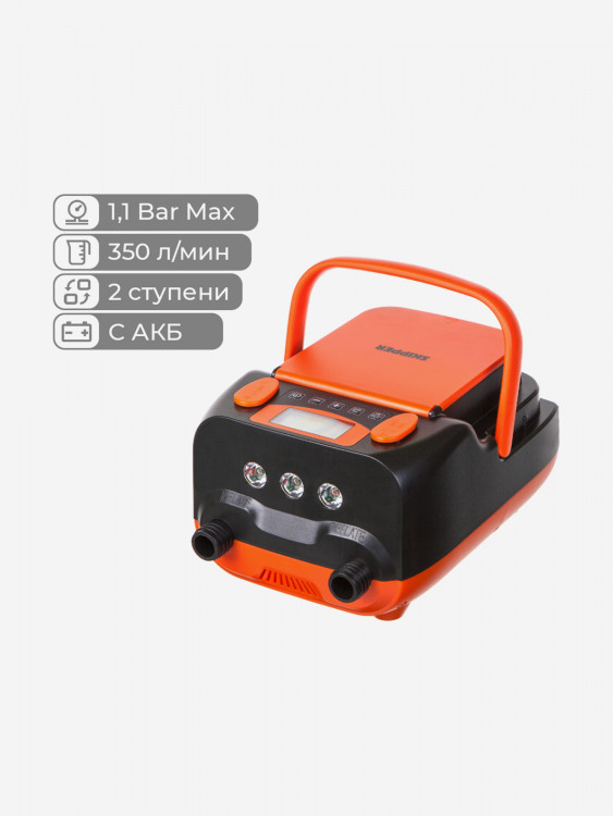 Электрический насос Skipper 350 л/мин, 1,1 BAR, 110 Вт, 12 В, двухступенчатый с АКБ