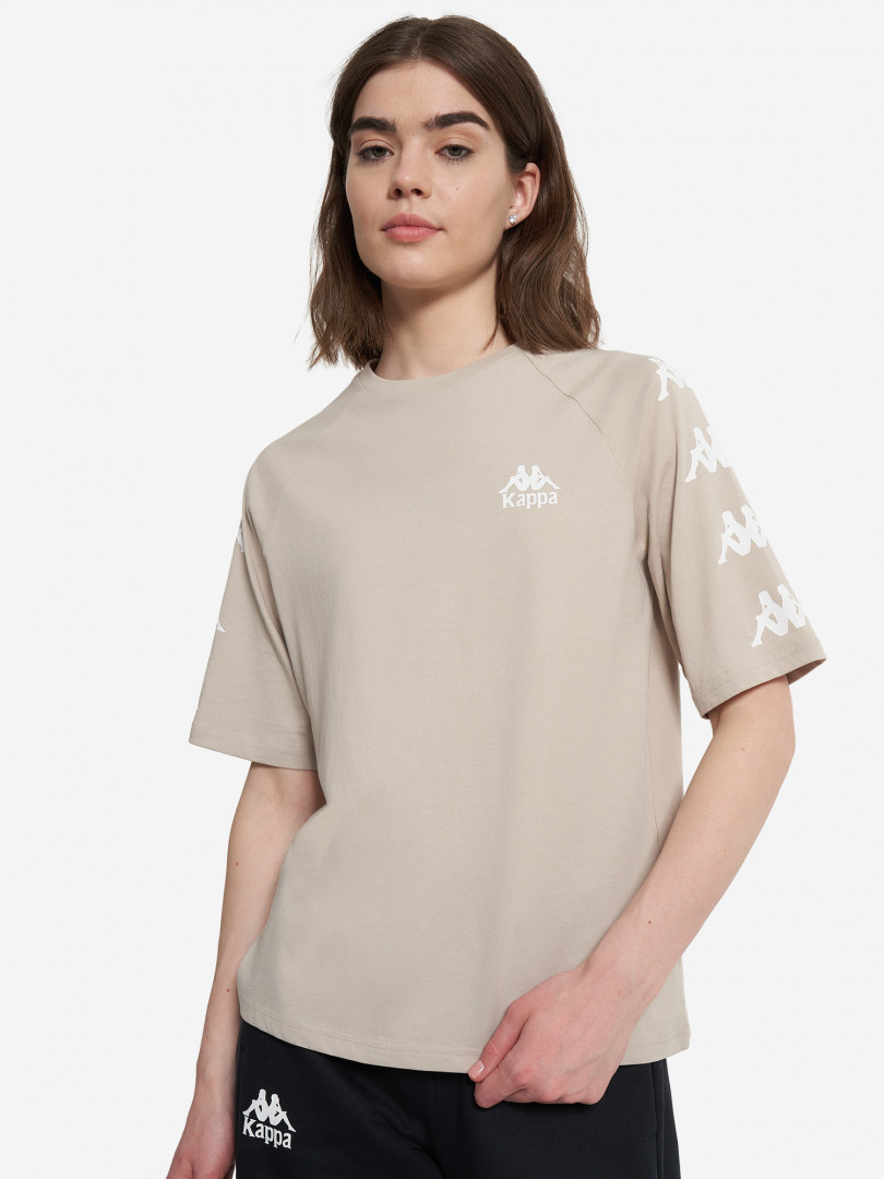 Футболка женская Kappa Бежевый 1499₽