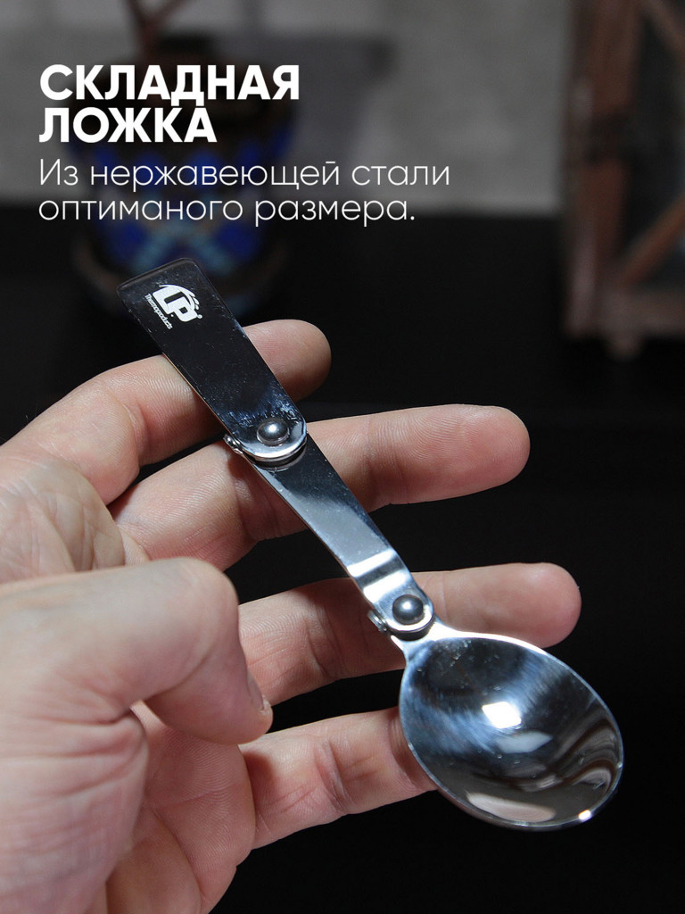 Термос для еды LP Thermoproducts Royal 0.65 л, с ложкой, зеленый