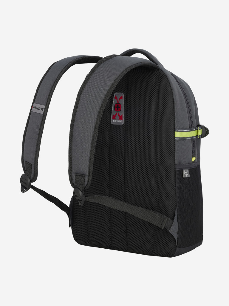 Рюкзак WENGER NEXT Ryde 16", антрацит/черный, переработанный ПЭТ/Полиэстер, 32х21х47 см, 26 л.