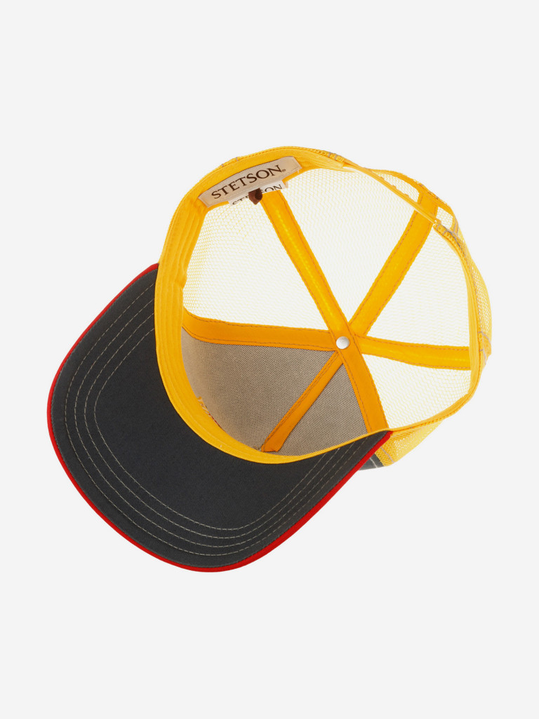 Бейсболка с сеточкой STETSON 7761159 TRUCKER CAP ROCKING YOUR WORLD (оранжевый)