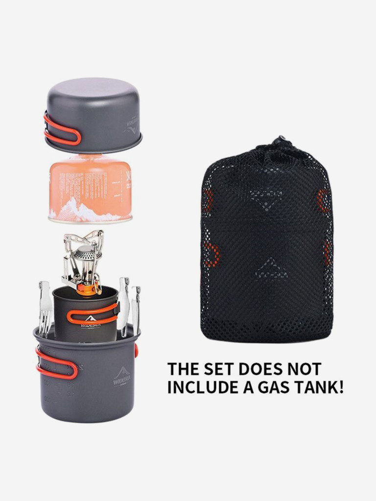 Туристическое снаряжение, набор посуды Widesea