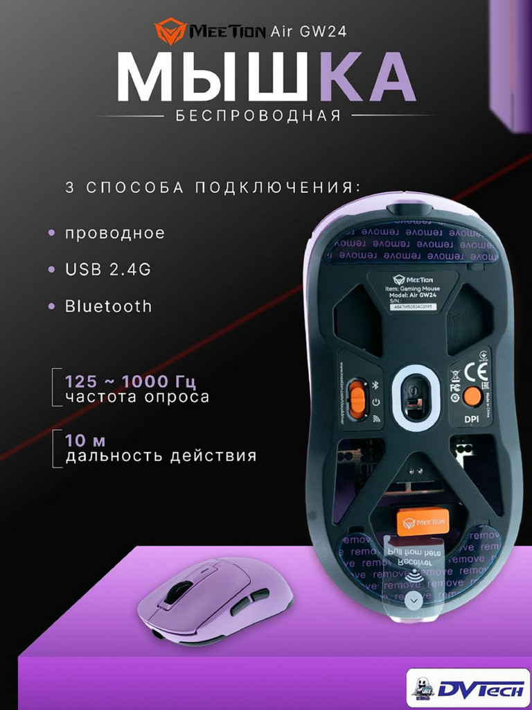 Игровая мышь MEETION GW24