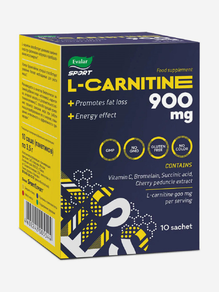 СпортЭксперт L-карнитин Эвалар 10 саше по 3,5 г