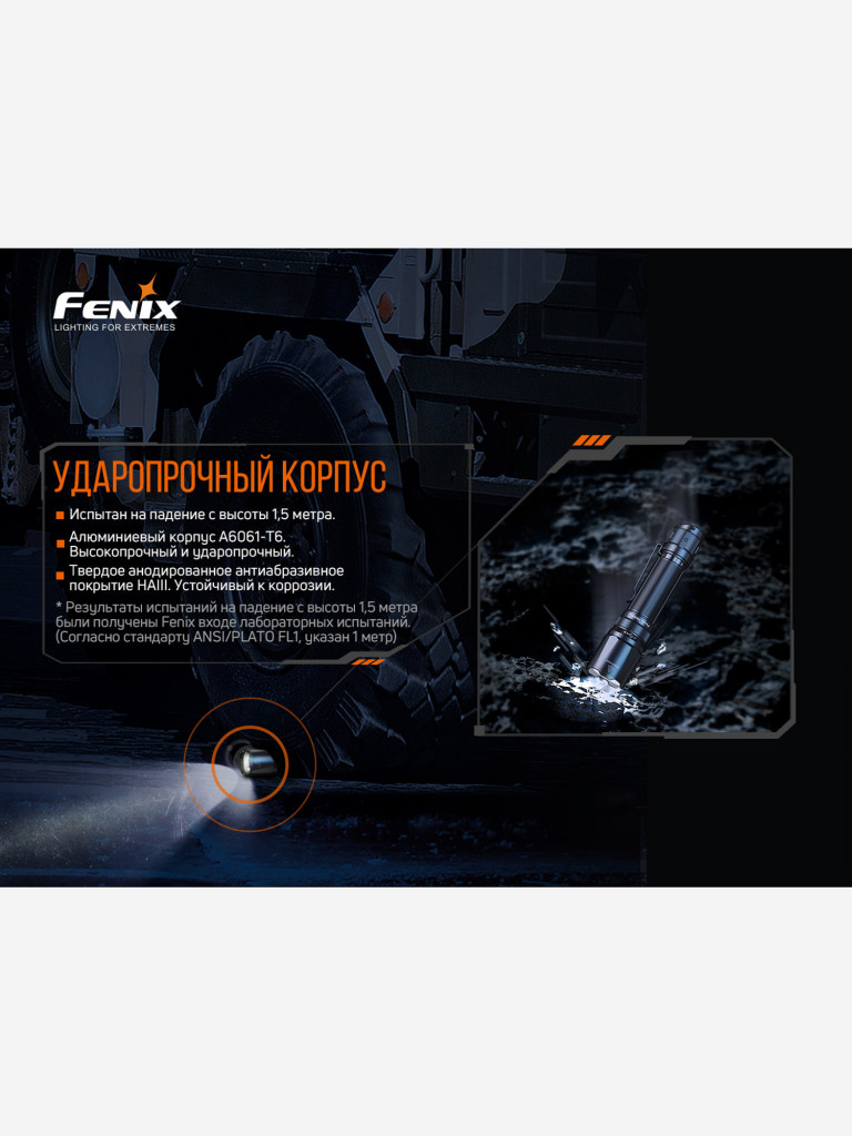 Фонарь светодиодный тактический Fenix TK20RV20T5, 3000 лм