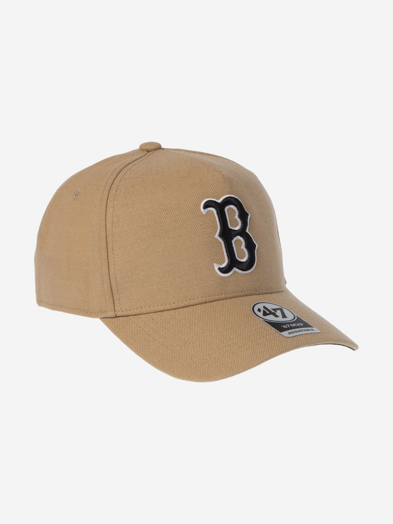 Бейсболка 47 BRAND B-MPDTP02WBP-KHB Boston Red Sox MLB (бежевый)