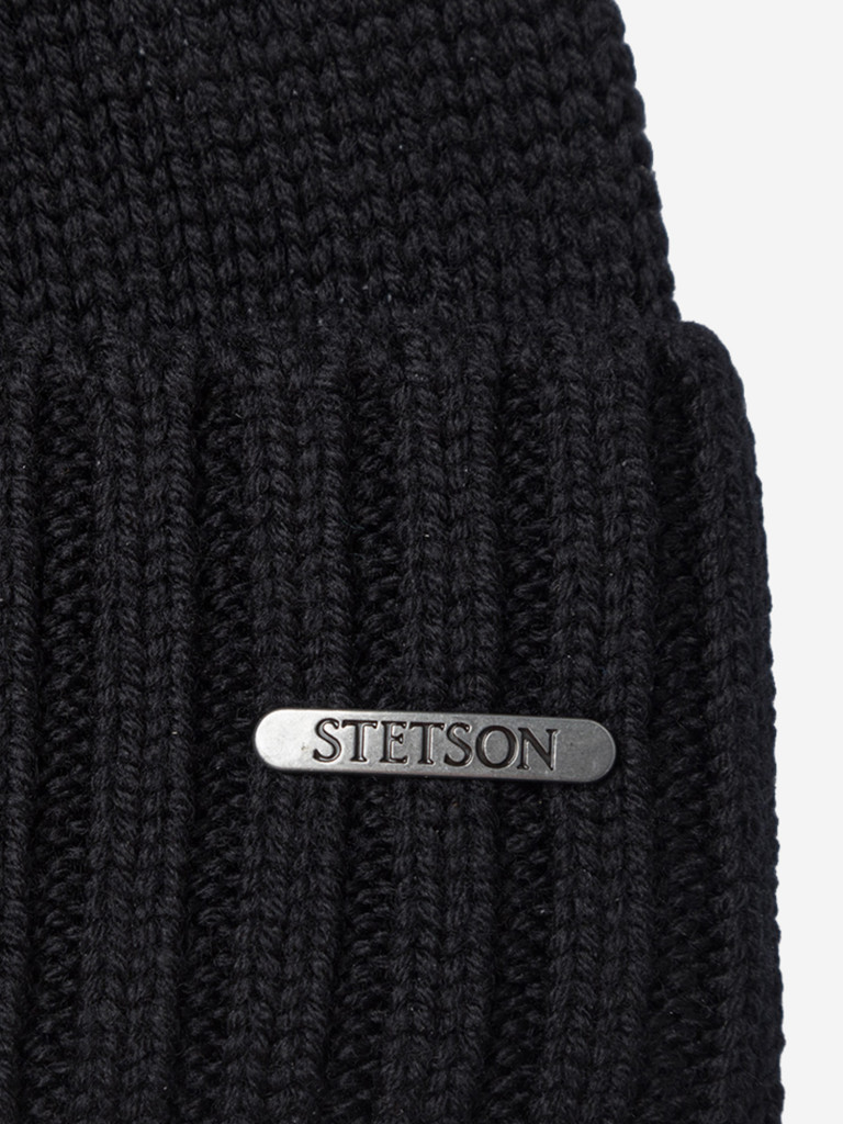 Шапка с отворотом STETSON 8589303 BEANIE MERINO