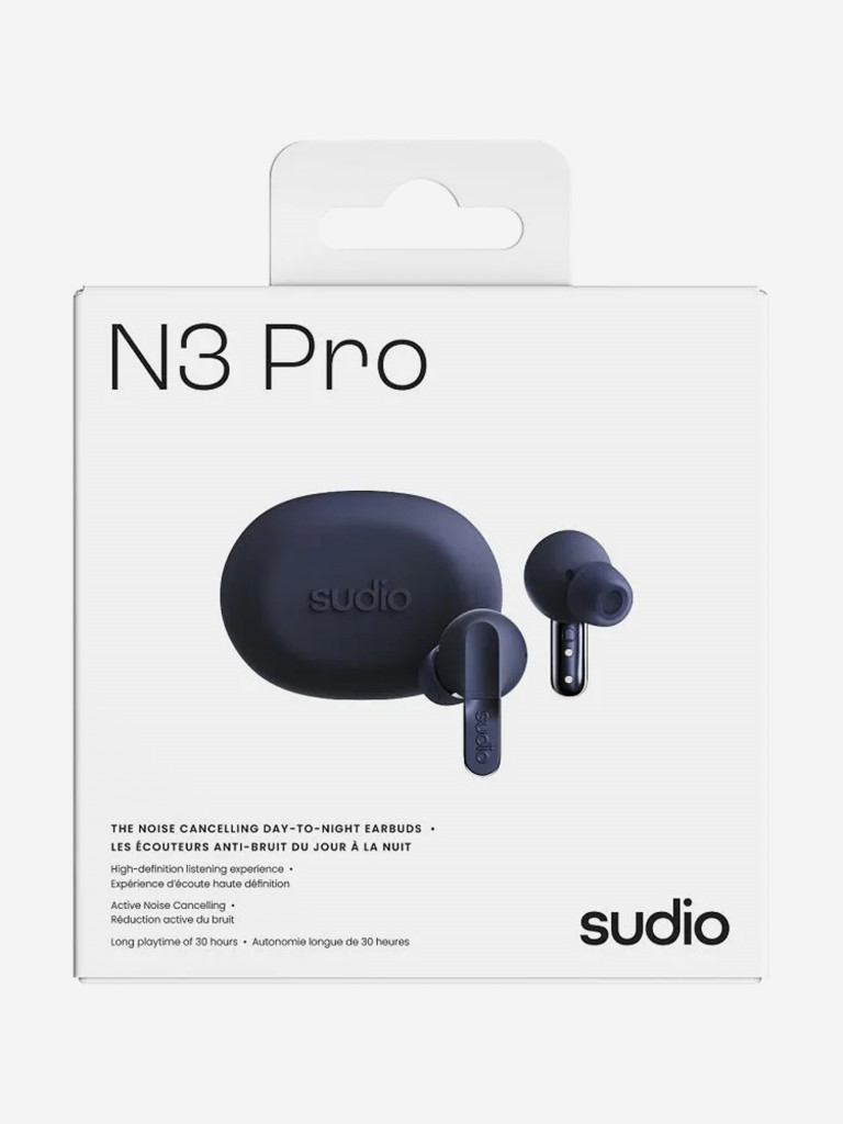 Беспроводные наушники Sudio N3 Pro In-Ear TWS Headphone с активным шумоподавлением, цвет: синий