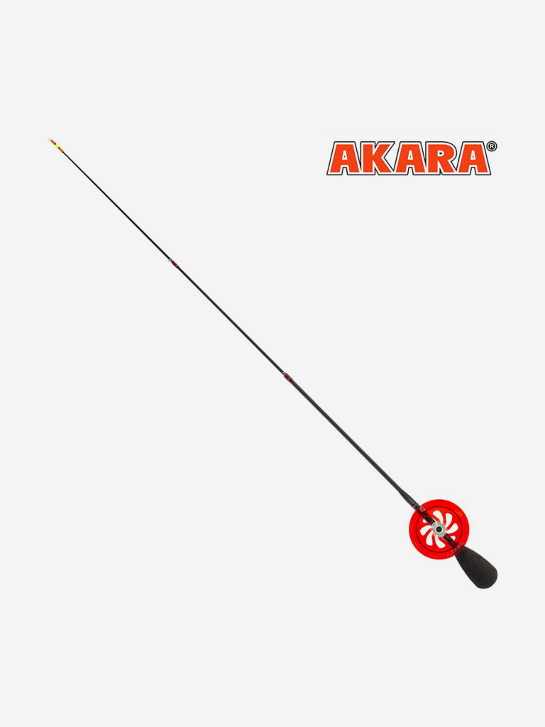 Удочка зимняя Akara Ledeer N с катушкой (хлыст Hi Carbon fast teleskop 3 составной)