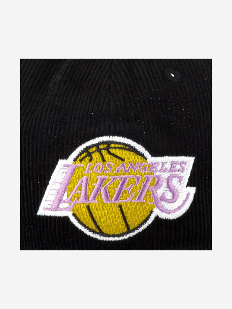 Бейсболка MITCHELL NESS HLUX4800-LALYYPPPBLCK Los Angeles Lakers NBA (черный)