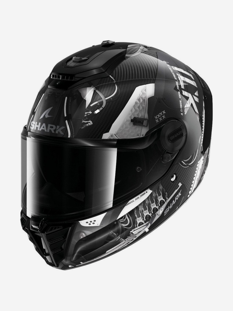 Мотошлем интеграл Shark SPARTAN RS CARBON XBOT Black/Anthracite/Silver