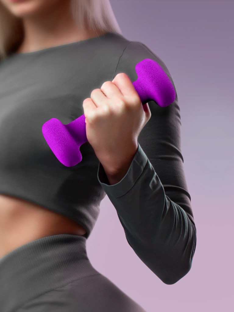 Гантели PROIRON неопреновые набор 2 шт, 1,5+1,5 кг