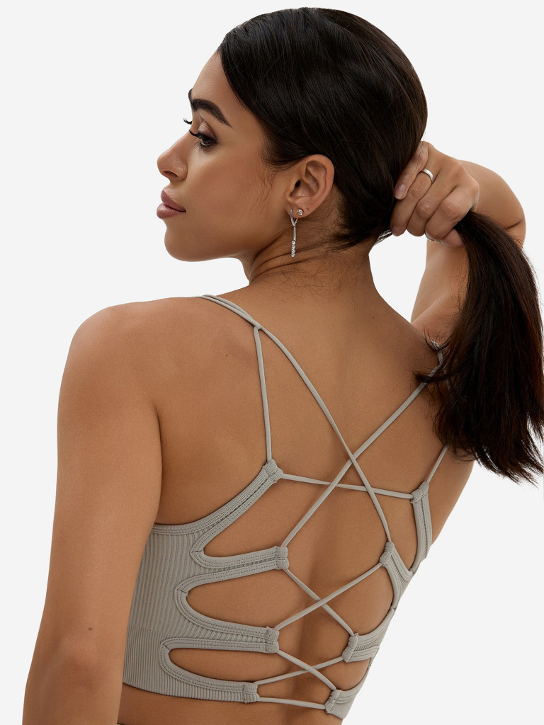 Спортивный топ Bona Fide Angel Top Opal Grey
