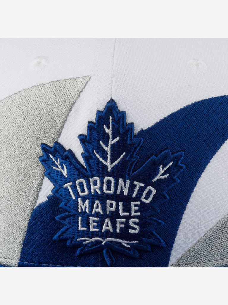 Бейсболка с прямым козырьком MITCHELL NESS 6HSSSH22088-TMLWHIT Toronto Maple Leafs NHL