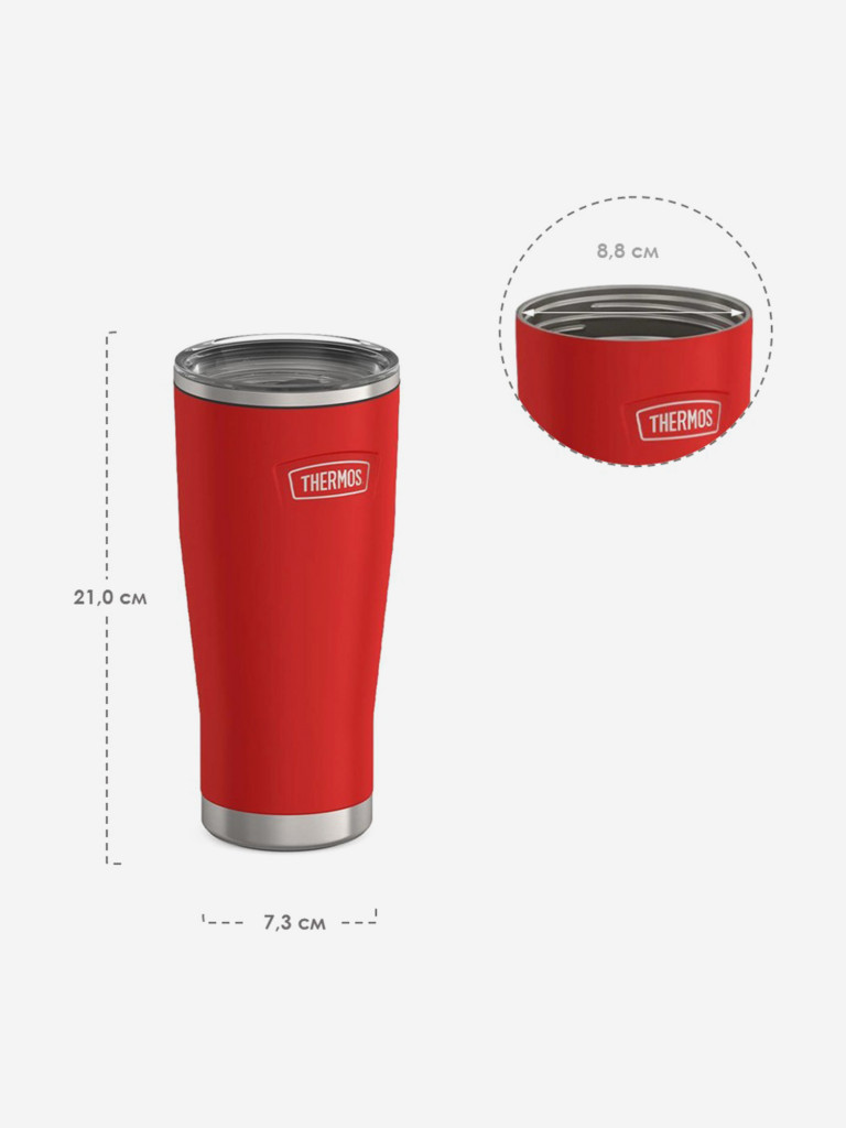 Термокружка для кофе 710 мл THERMOS ICON-112 красная