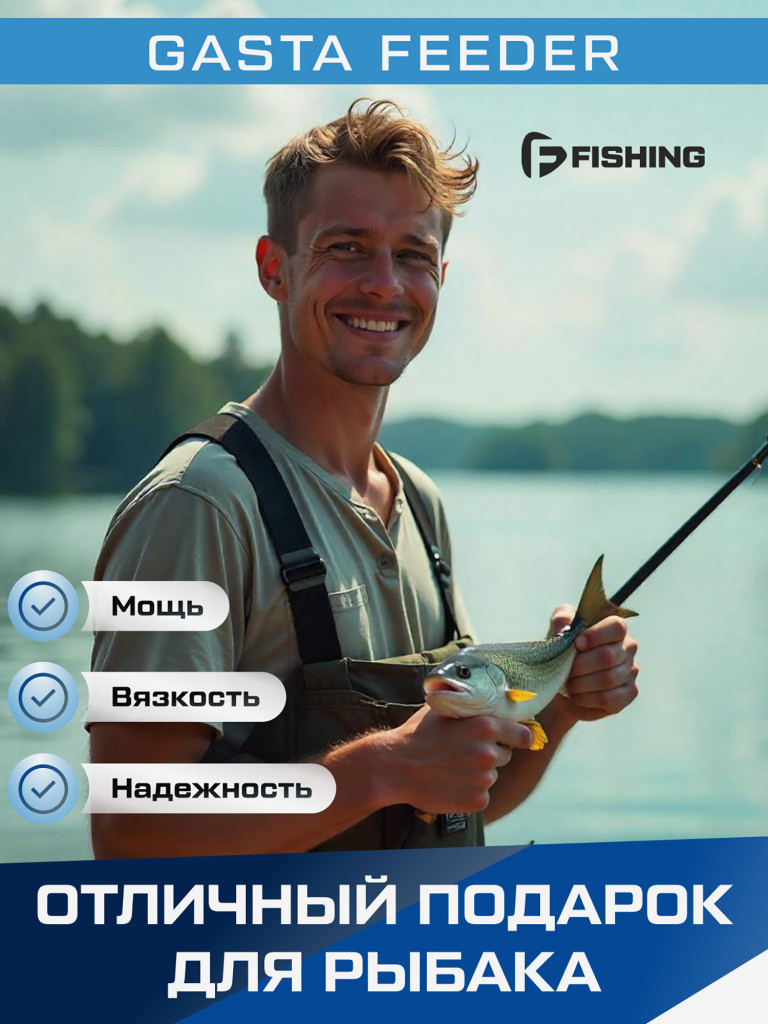 F-FISHING Удилище фидерное Gasta Feeder 3,9м тест max 150г